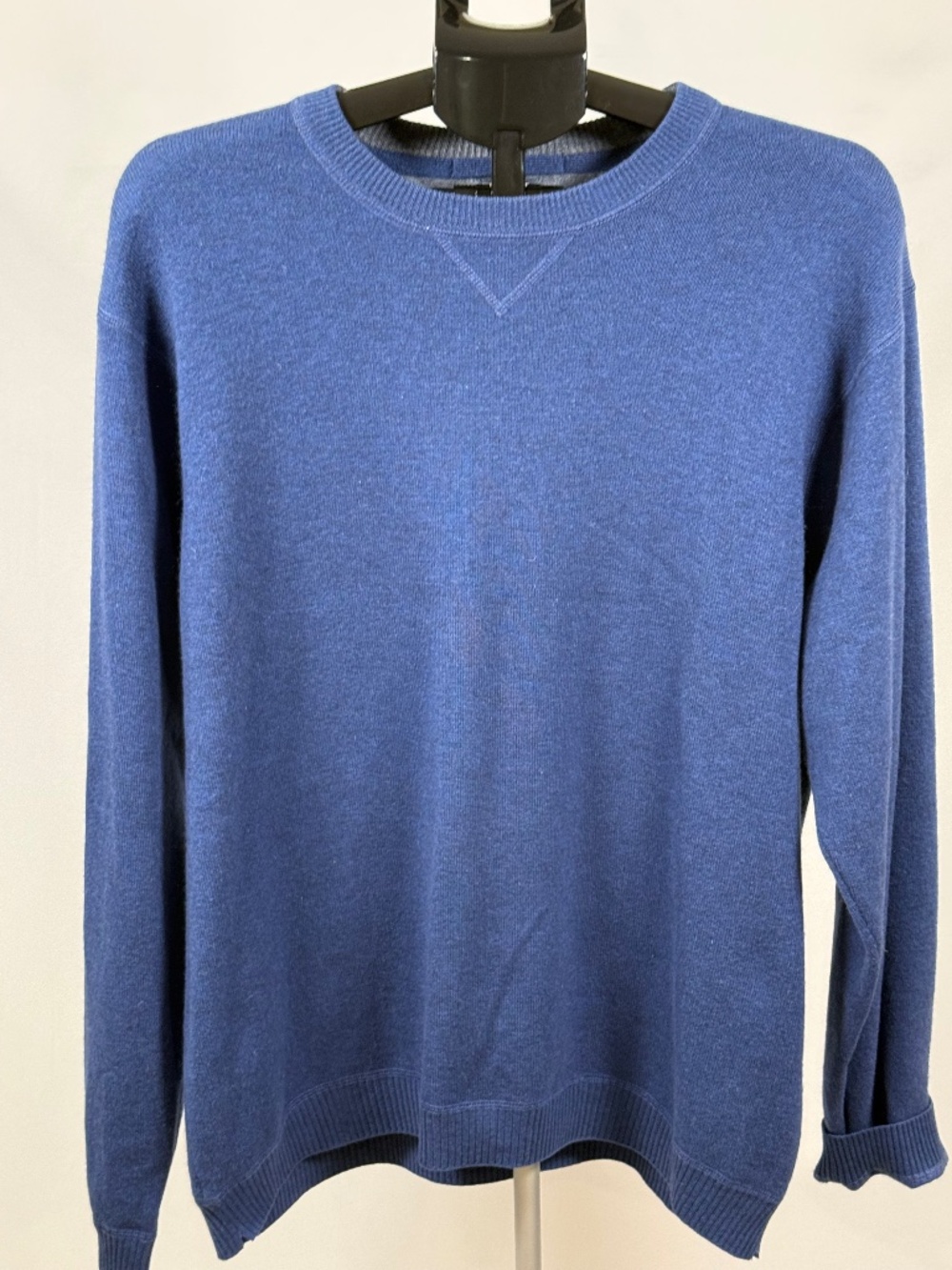 JWN John W Nordstrom 100% Cashmere Blue Crewneck Sweater Mens L